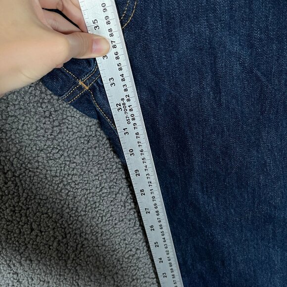 Levi's 501 Straight Leg Button Fly Jeans - Men's Size 33*33 - Blue - Picture 5 of 7